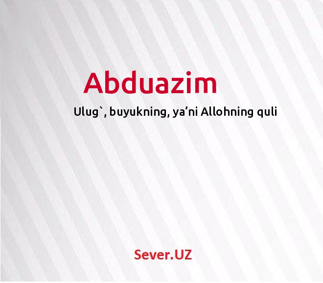 Abduazim