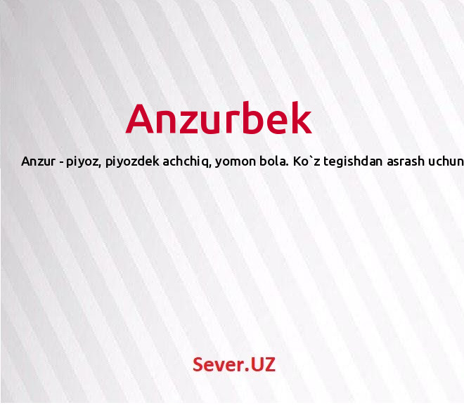Anzurbek