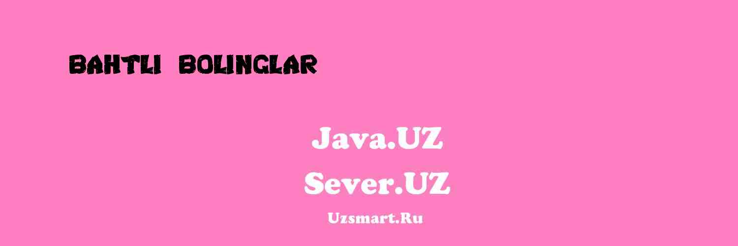 Бахтли бўлинглар (ҳикоя) [Shukur Xolmirzayev]