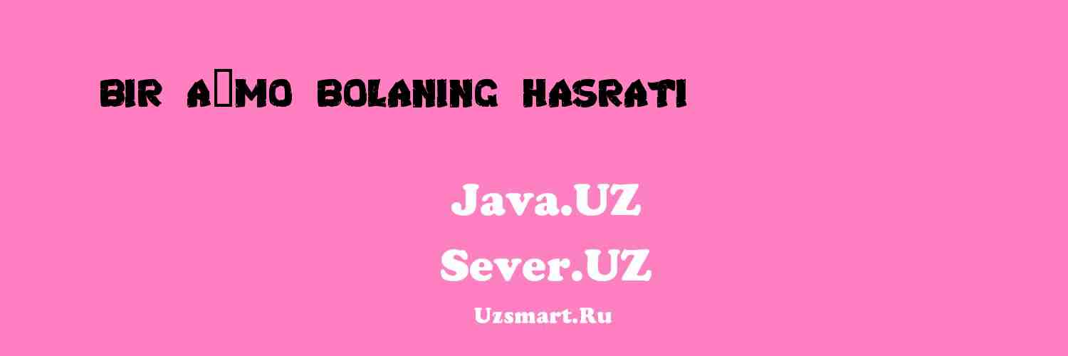 Bir a’mo bolaning hasrati [Mahmudxoʻja Behbudiy]