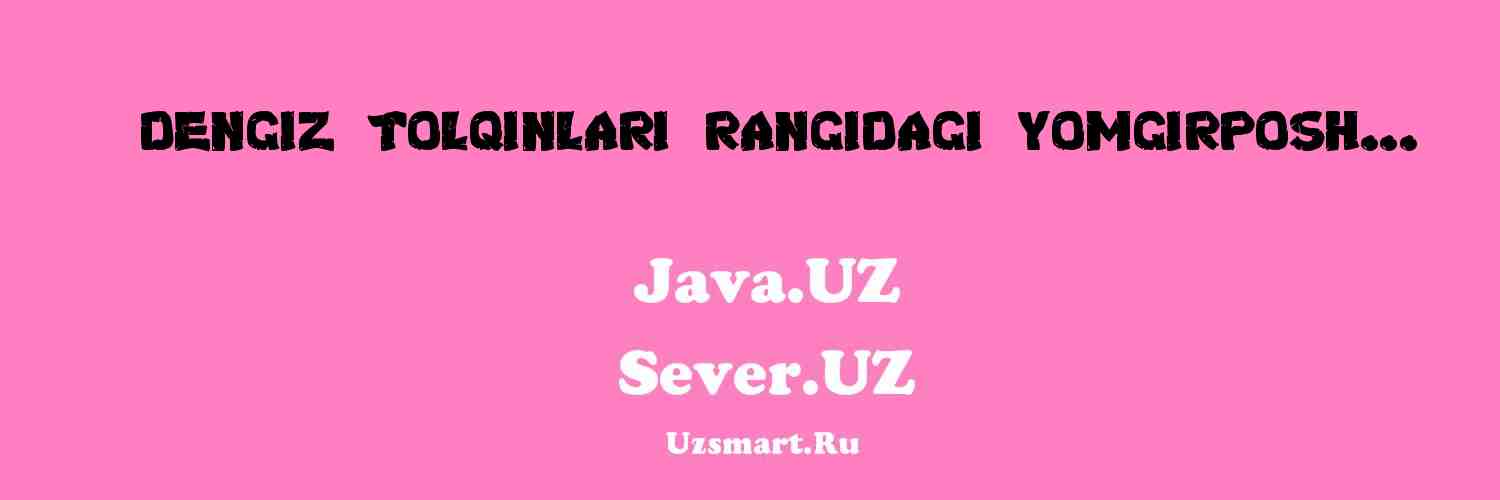 Денгиз тўлқинлари рангидаги ёмғирпўш... [Milorad Pavich]