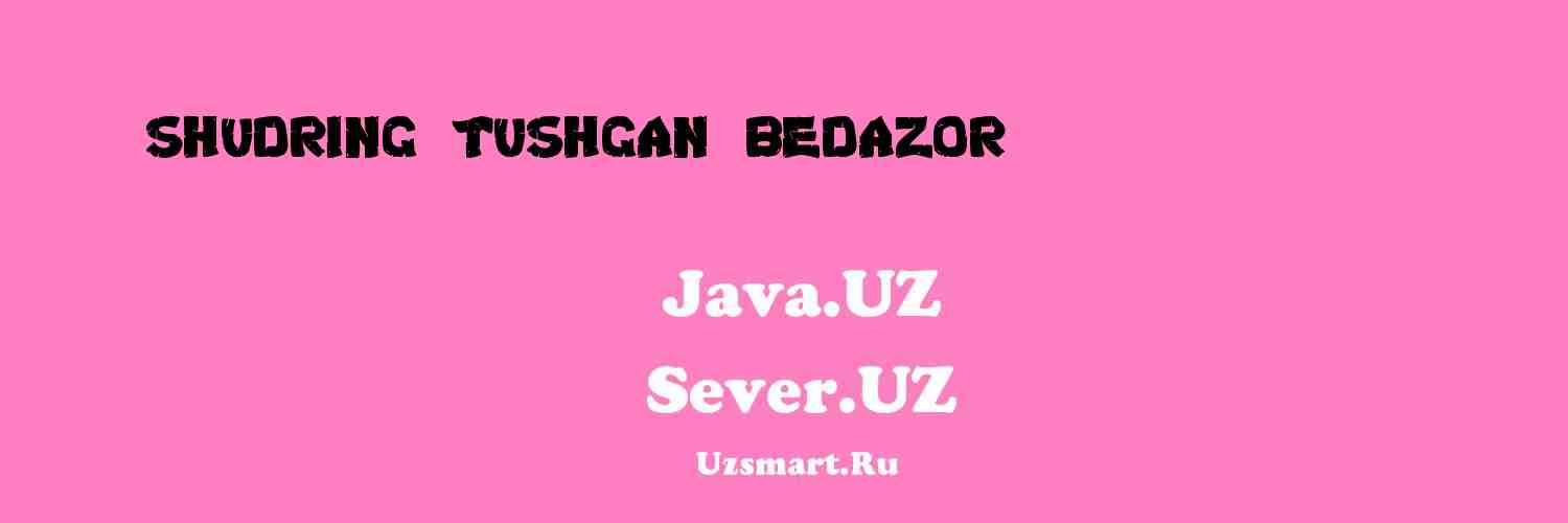 Shudring tushgan bedazor (ikki i... [Shukur Xolmirzayev]