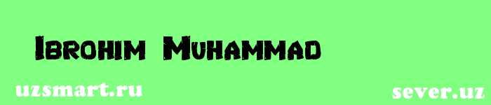 Ibrohim Muhammad
