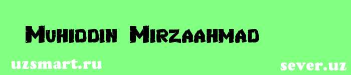 Muhiddin Mirzaahmad