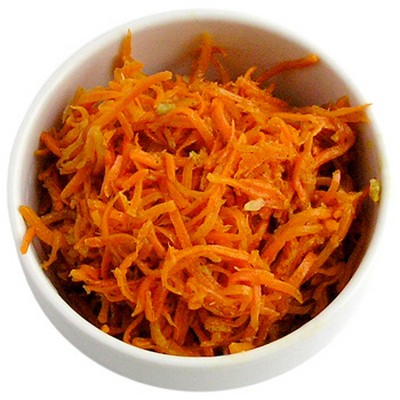 Салат из креветок с грейпфрутом