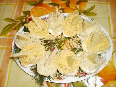 Морковь по-корейски с вешанками