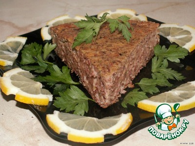 Острая запеканка из куриной печени с хрустящей куриной корочкой.