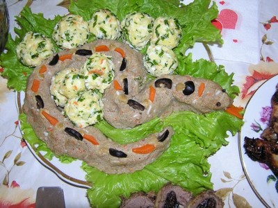 Свинина шпигованная