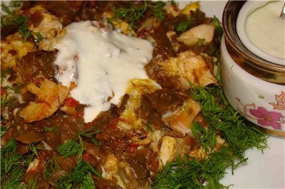 Куриное филе в сухарном кляре