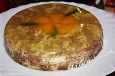 Утка с бруснично-мандариновым соусом.