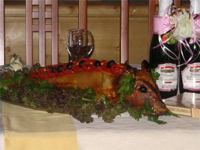 Лосось с соусом из петрушки