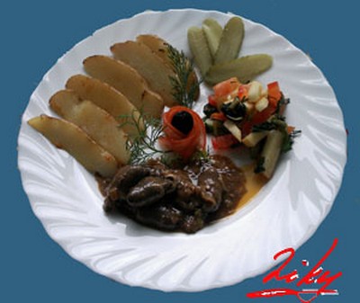 Оладьи из печени (вариант)