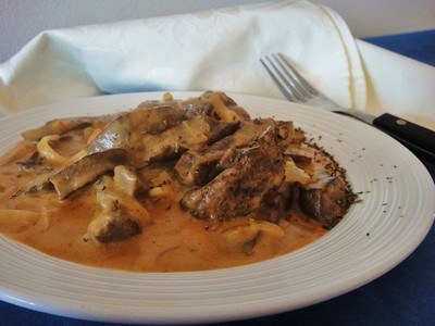 Говяжьи хвосты тушеные в вине