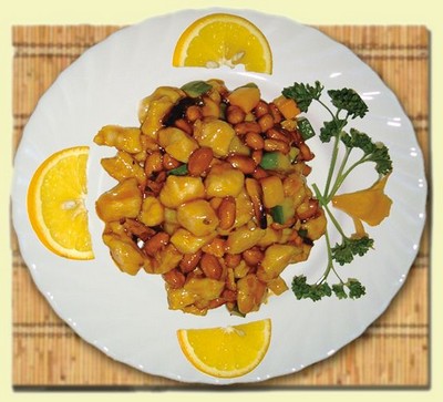 Утиная грудка со шпинатом и грибами, запечённая в слоёном тесте