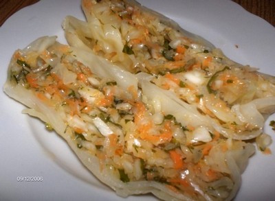 Простейший рис с креветками