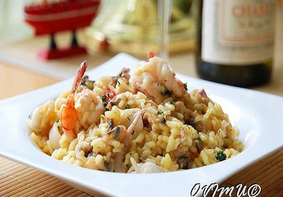 Паэлья с морепродуктами