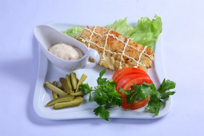 Курица в яблоках