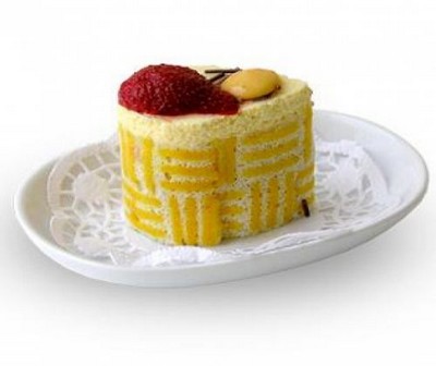 Желе из ряженки с малиной