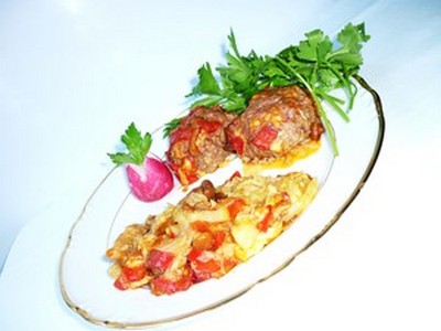 Куриная печень в карамельном соусе