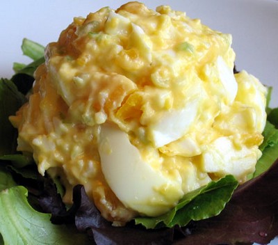 Салат с баклажанами и капустой