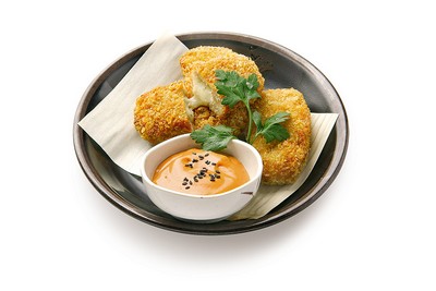 Шпинатные кексики в беконе