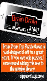 Brain Drain Tap Puzzle Maze Game - Мозгов Tap головоломка лабиринт игра
