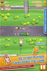Bunny Run - Cross the street avoiding cars & tracks!