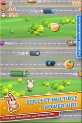 Bunny Run - Cross the street avoiding cars & tracks!