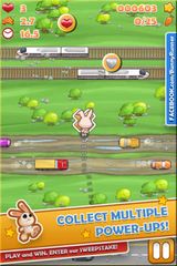 Bunny Run - Cross the street avoiding cars & tracks!