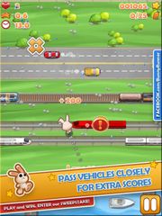 Bunny Run - Cross the street avoiding cars & tracks!