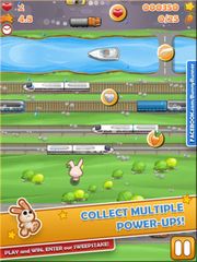 Bunny Run - Cross the street avoiding cars & tracks!