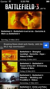 Battlefield-3.org News f?r's iPhone ! Battlefield-3.org News f?r's iPhone !