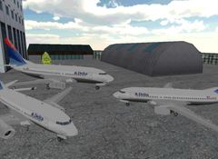Airport 3D Airplane Parking Airport 3D Airplane Parking