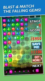 драгоценные камни алмаз. Комбинационной игры. мыльный пузырь стрелок (Gem Blaster Blitz)