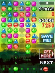 драгоценные камни алмаз. Комбинационной игры. мыльный пузырь стрелок (Gem Blaster Blitz)